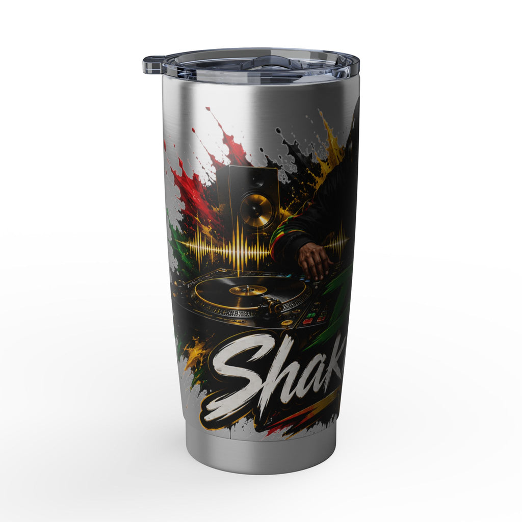 DJ Vagabond 20oz Tumbler – Reggae DJ Graphic Stainless Travel Cup