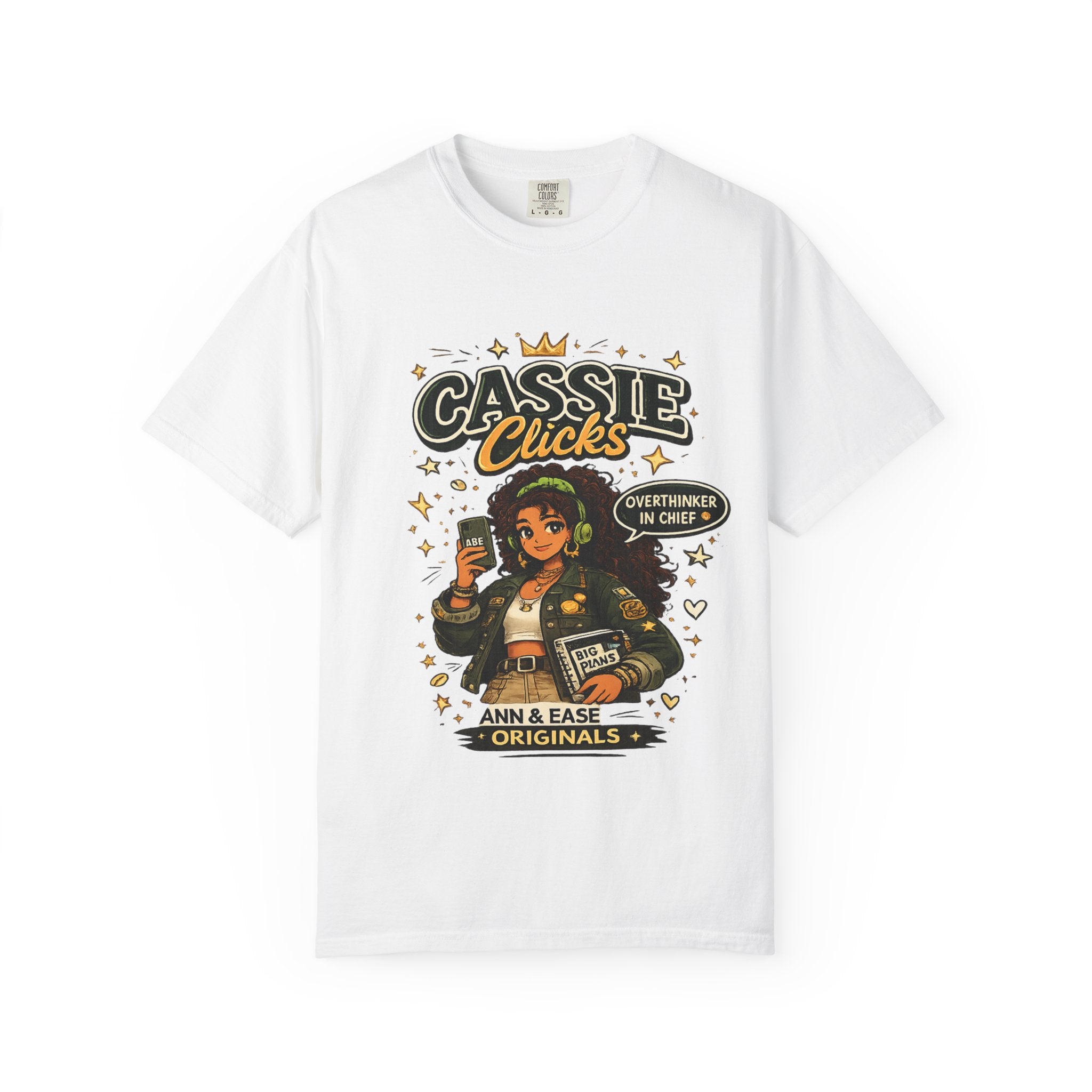 Graphic T-Shirt — “Cassie Clicks” Motivational Crewneck