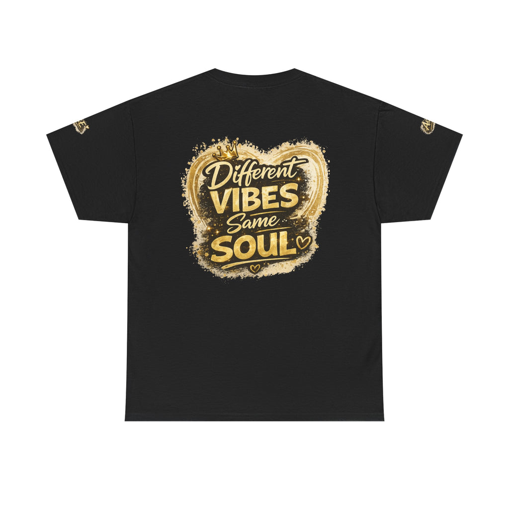 Better Together Couples Tee — "Different Vibes, Same Soul" Graphic T-Shirt