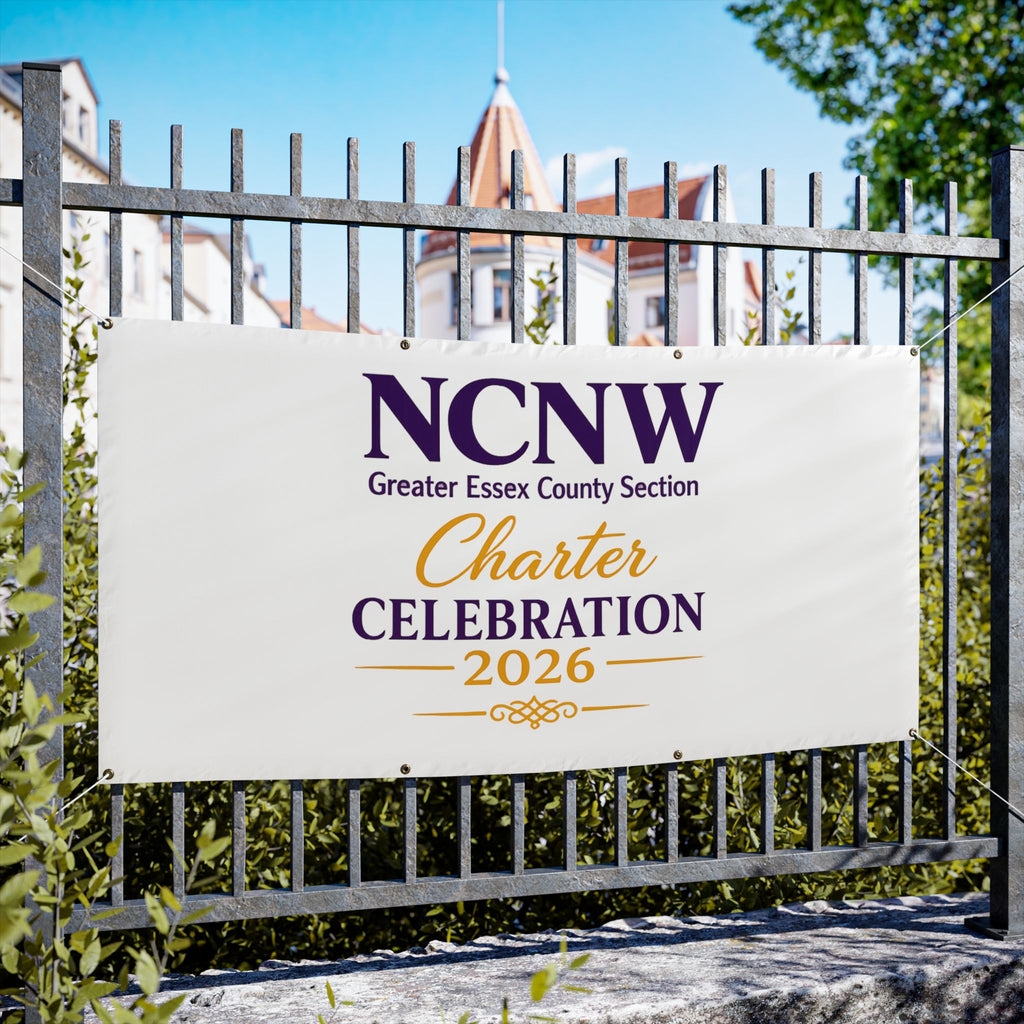 NCNW Charter Celebration 2026 Vinyl Banner