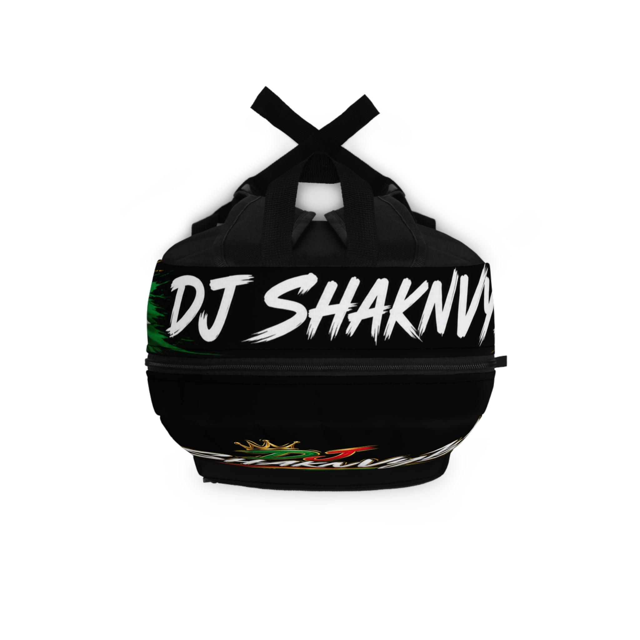 DJ ShakNyVyBz Reggae-Inspired Backpack — Headphone & Equalizer Music Festival Bag
