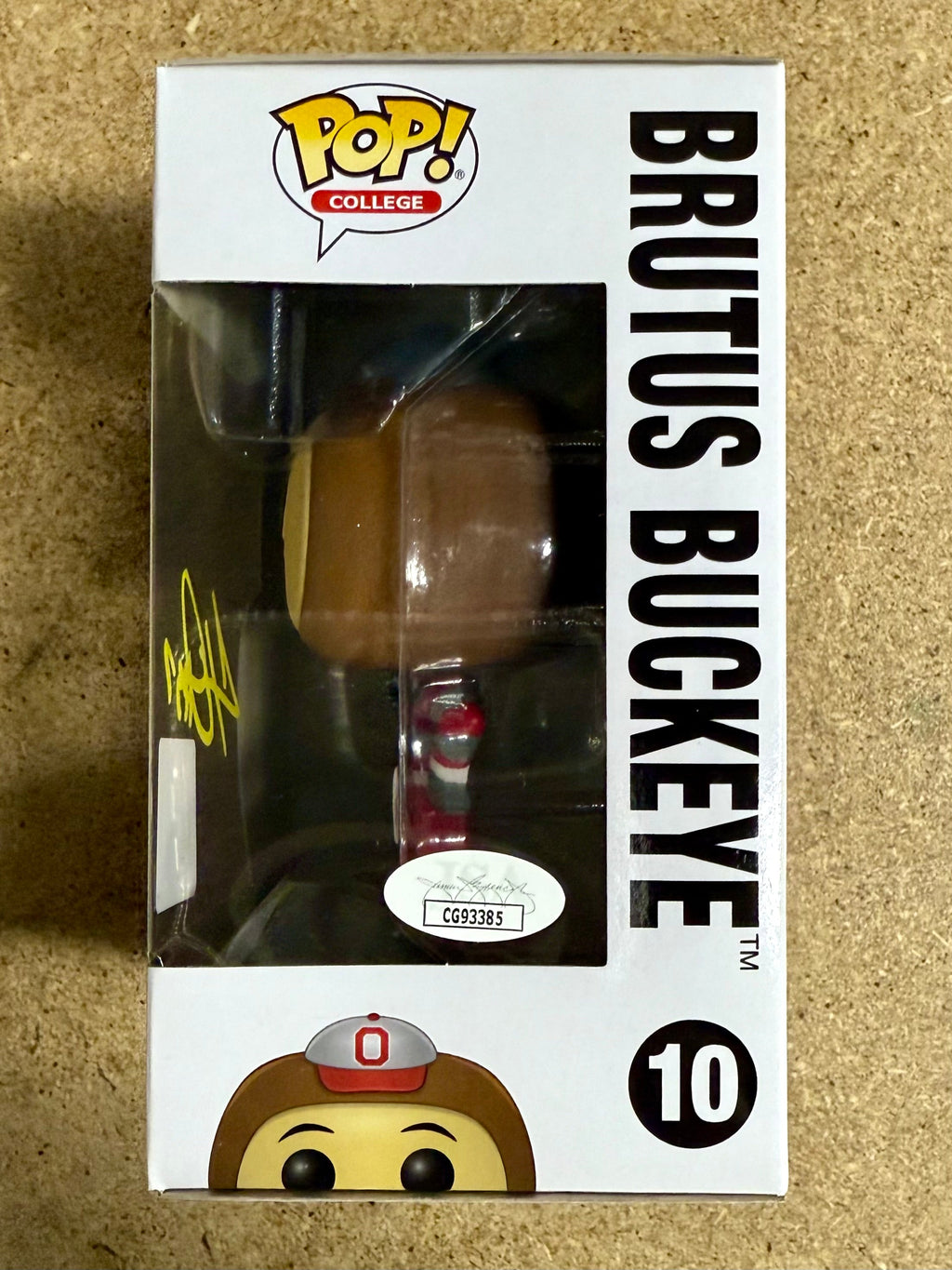 Cam Heyward línea defensiva de Ohio State, Funko Pop! #10, autografiado, con certificado de autenticidad de JSA