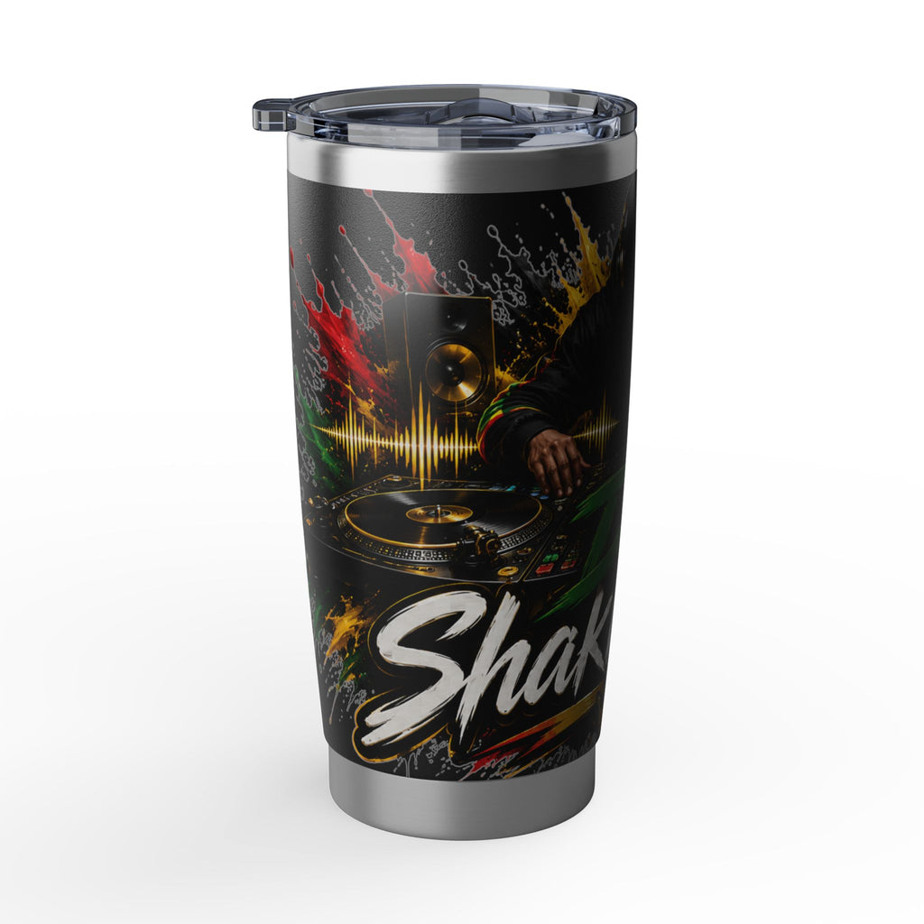 DJ Vagabond 20oz Tumbler – Reggae DJ Graphic Stainless Travel Cup