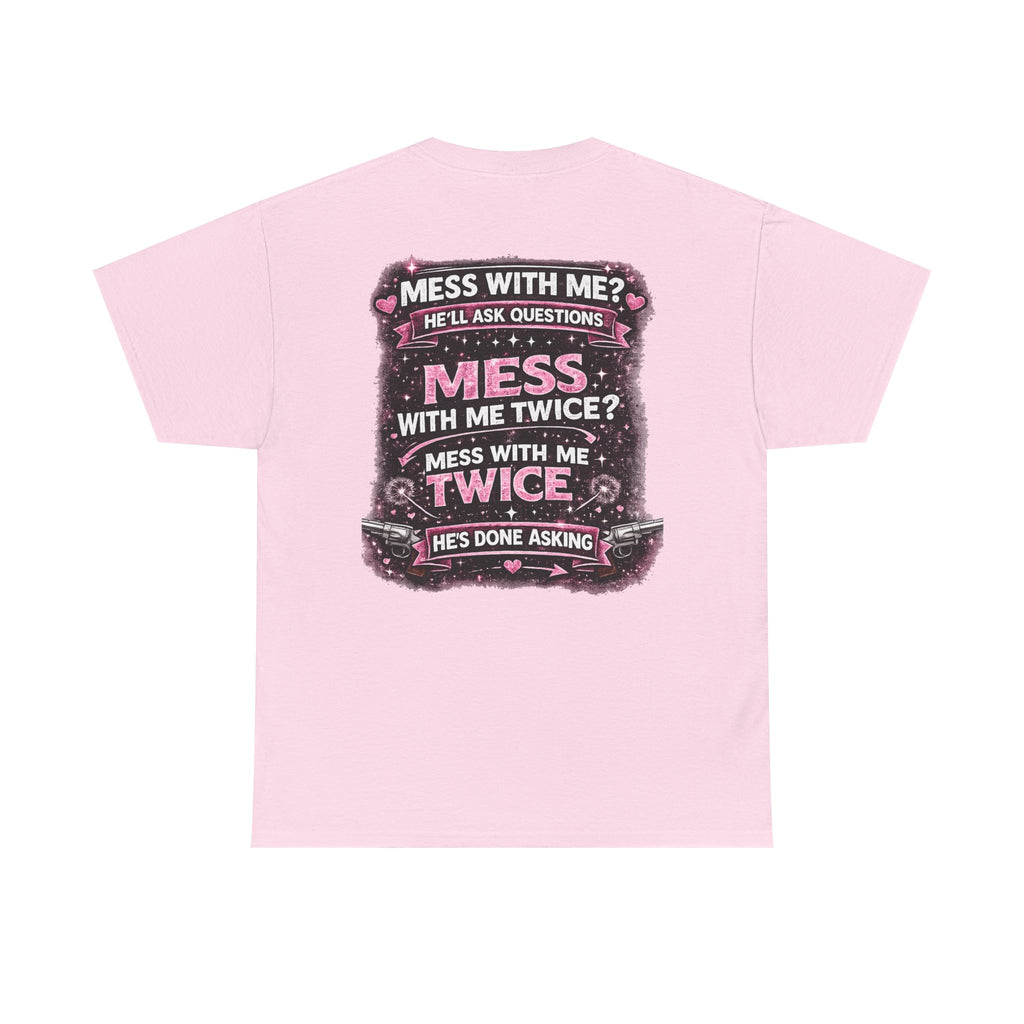 T-Shirt — "Lucky Daughter, Crazy Dad" Protective Dad Graphic Tee