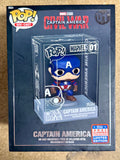 Funko Pop! Die-Cast Capitán América #01 Marvel MCU Civil War Exclusivo SDCC 2021