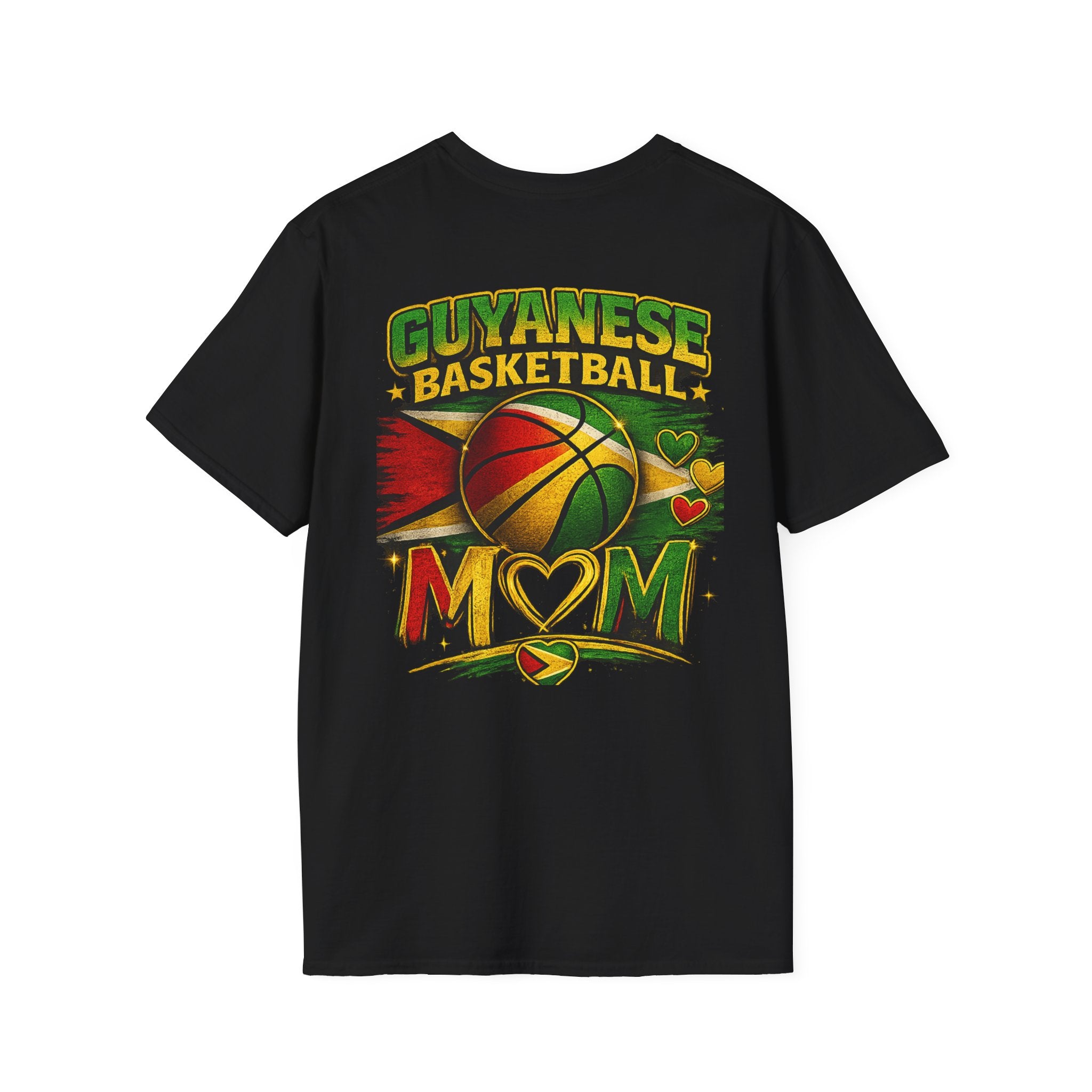 Proud Basketball Mom T-Shirt – Colorful Retro Hoop Fan Tee