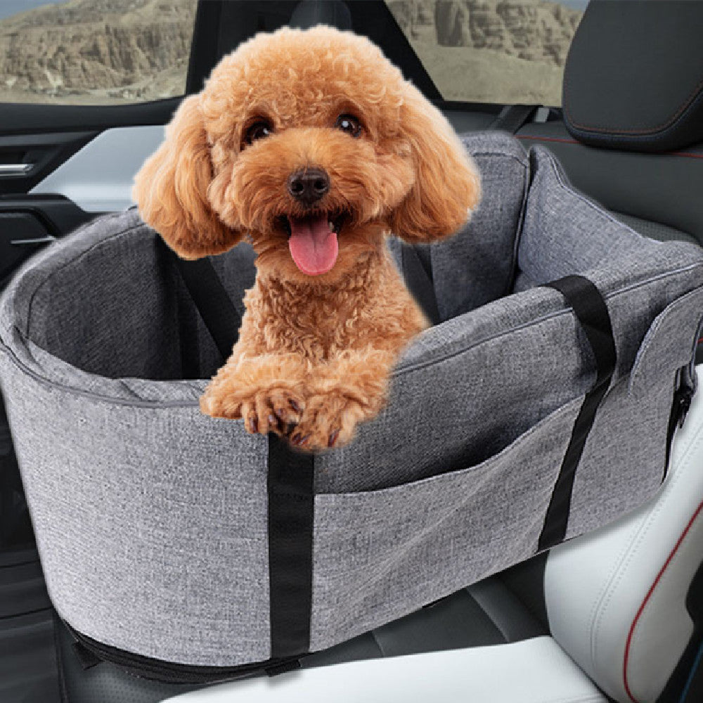 Transportín Portátil para Perros para Coche — 4 colores, para todas las estaciones, laterales blandos