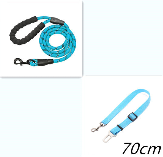 Reflective Dog Leash with Foam Handle — Single & Set Options