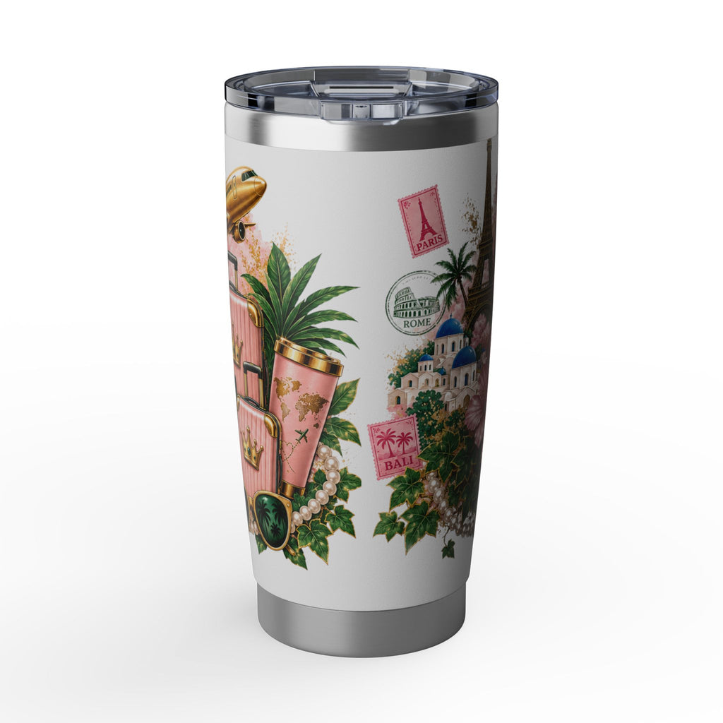 Personalized 'World Tour' 20oz Tumbler — Travel Mom Gift