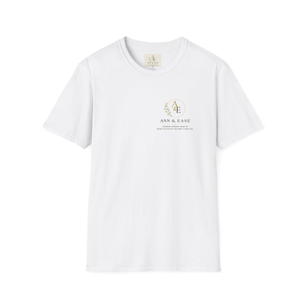 Minimal Monogram Tee — "A & E" Ann & Ease Logo T-Shirt