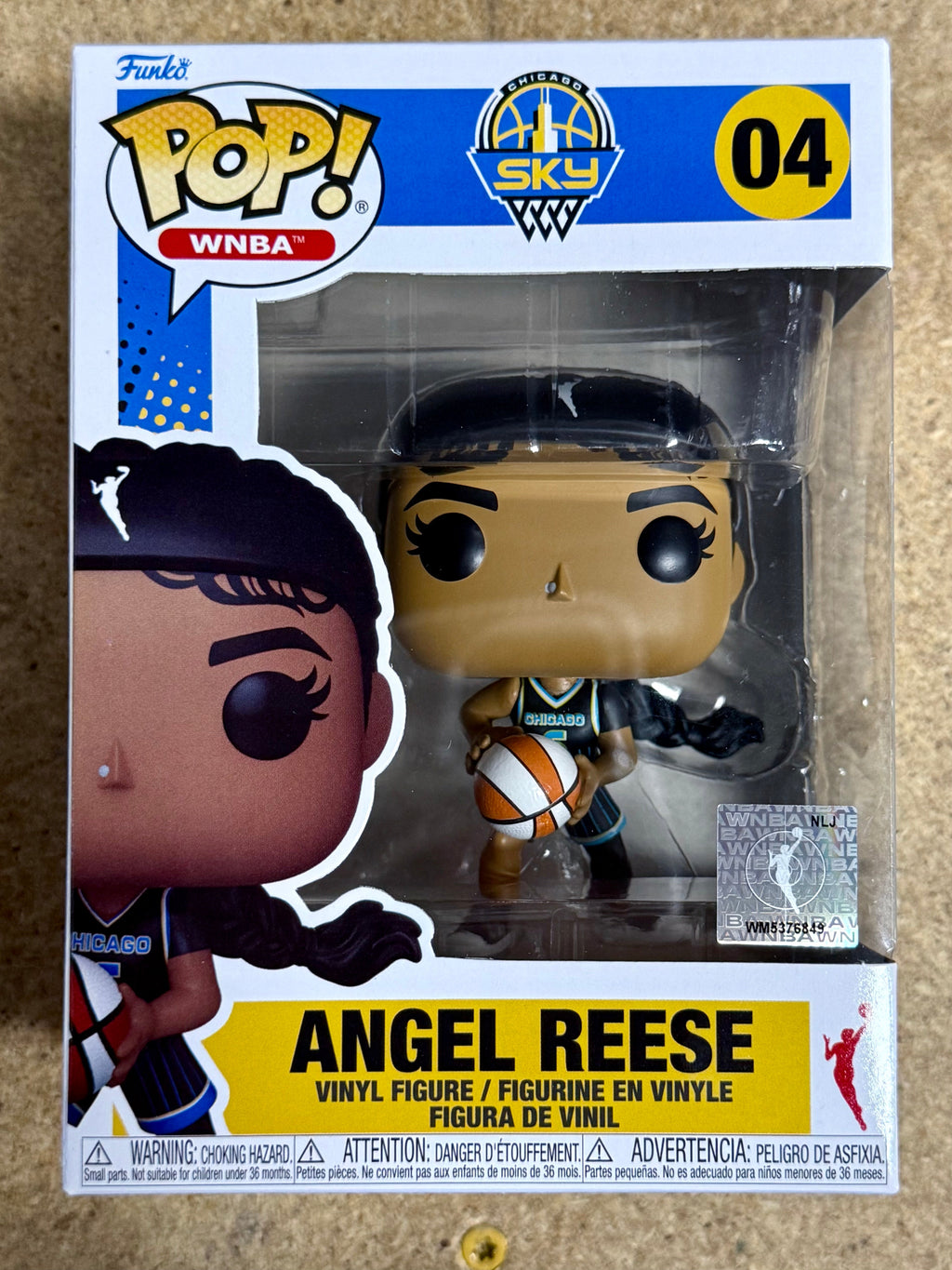 Funko Pop! Baloncesto Angel Reese #04 WNBA Chicago Sky LSU Bayou Barbie