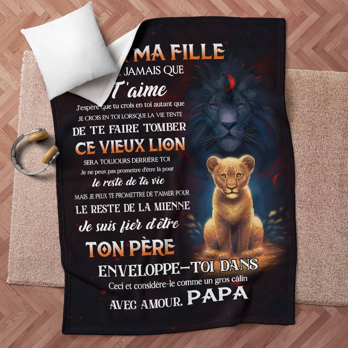Manta De Regalo Especial Para Tu Hija - De Papá (SKUB09-120)