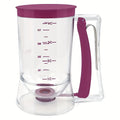 Dispensador de masa versátil para panqueques, magdalenas y más - Utensilio de cocina plegable para resultados de horneado perfectos