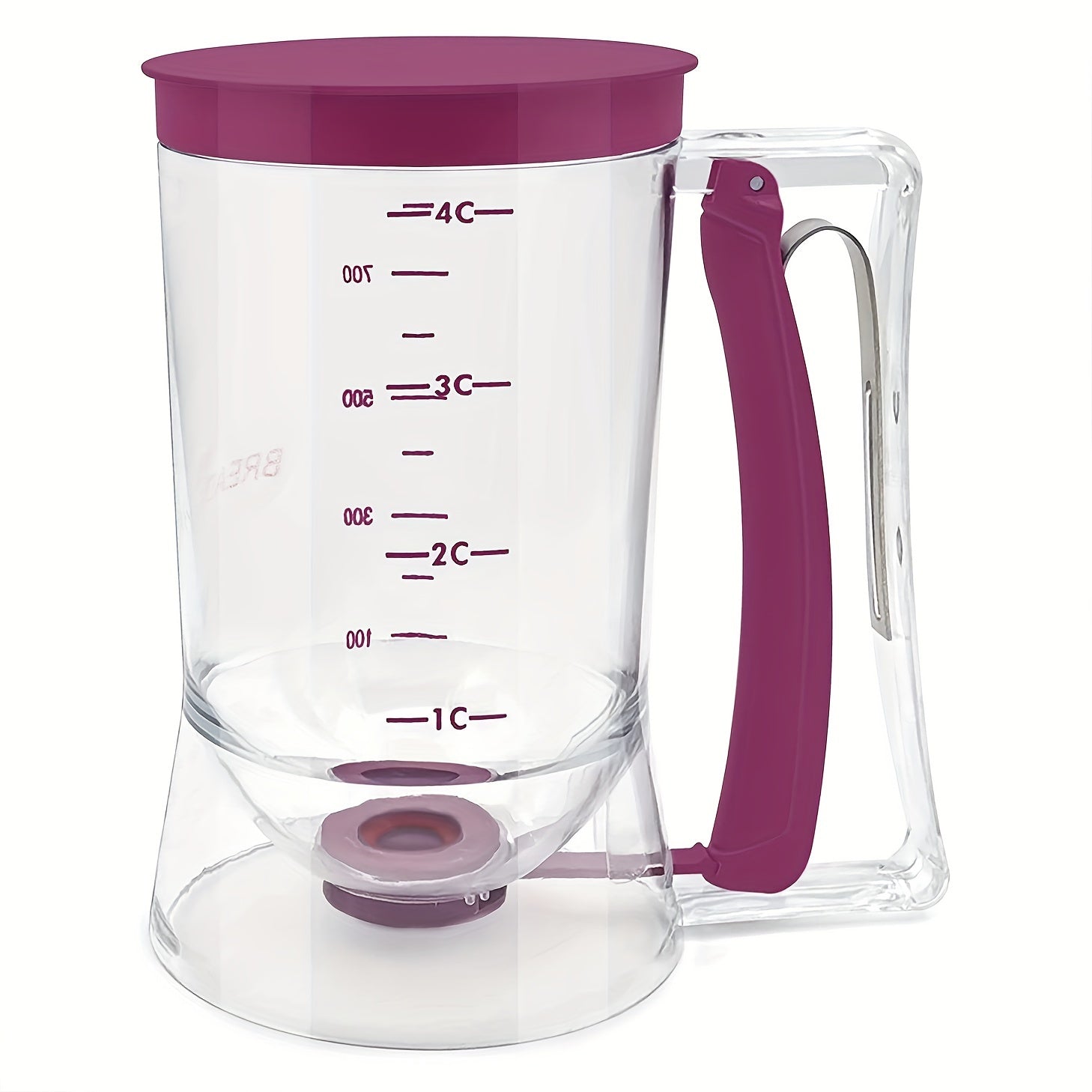 Dispensador de masa versátil para panqueques, magdalenas y más - Utensilio de cocina plegable para resultados de horneado perfectos