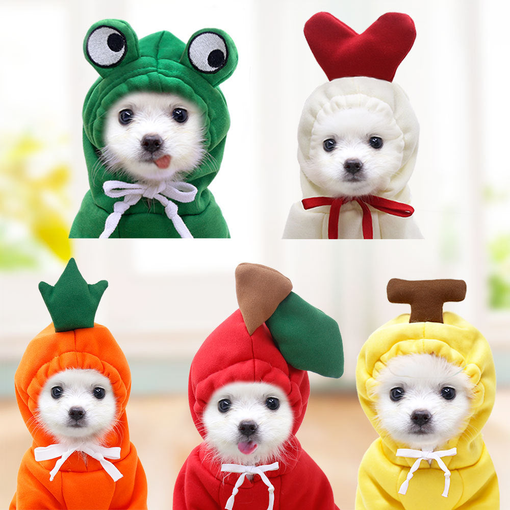 Sudadera con capucha para perro «Cute Fruit» — 7 estilos, tallas XS–2XL