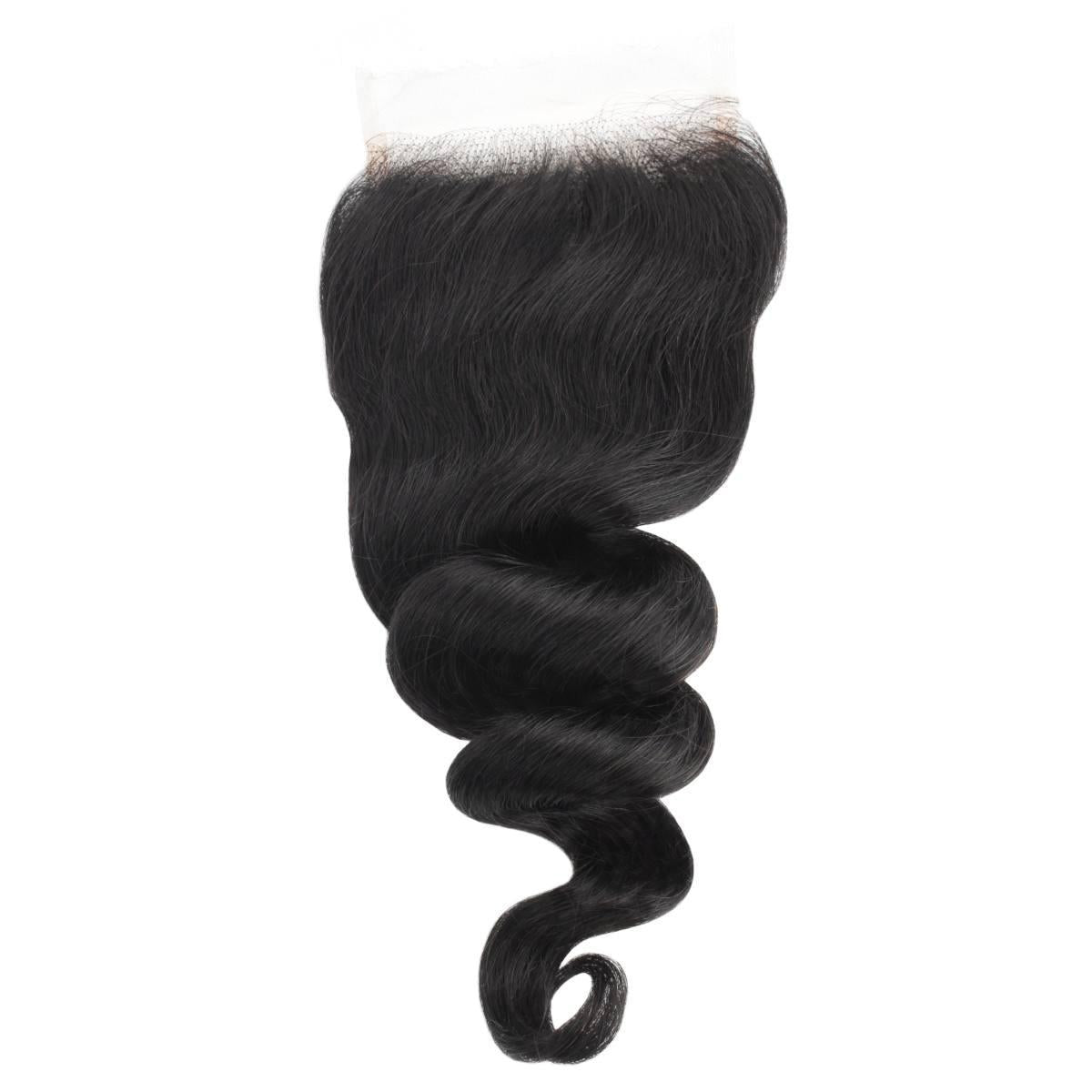 Cierre de Cabello Humano con Encaje HD de 5x5 y Ondas Sueltas