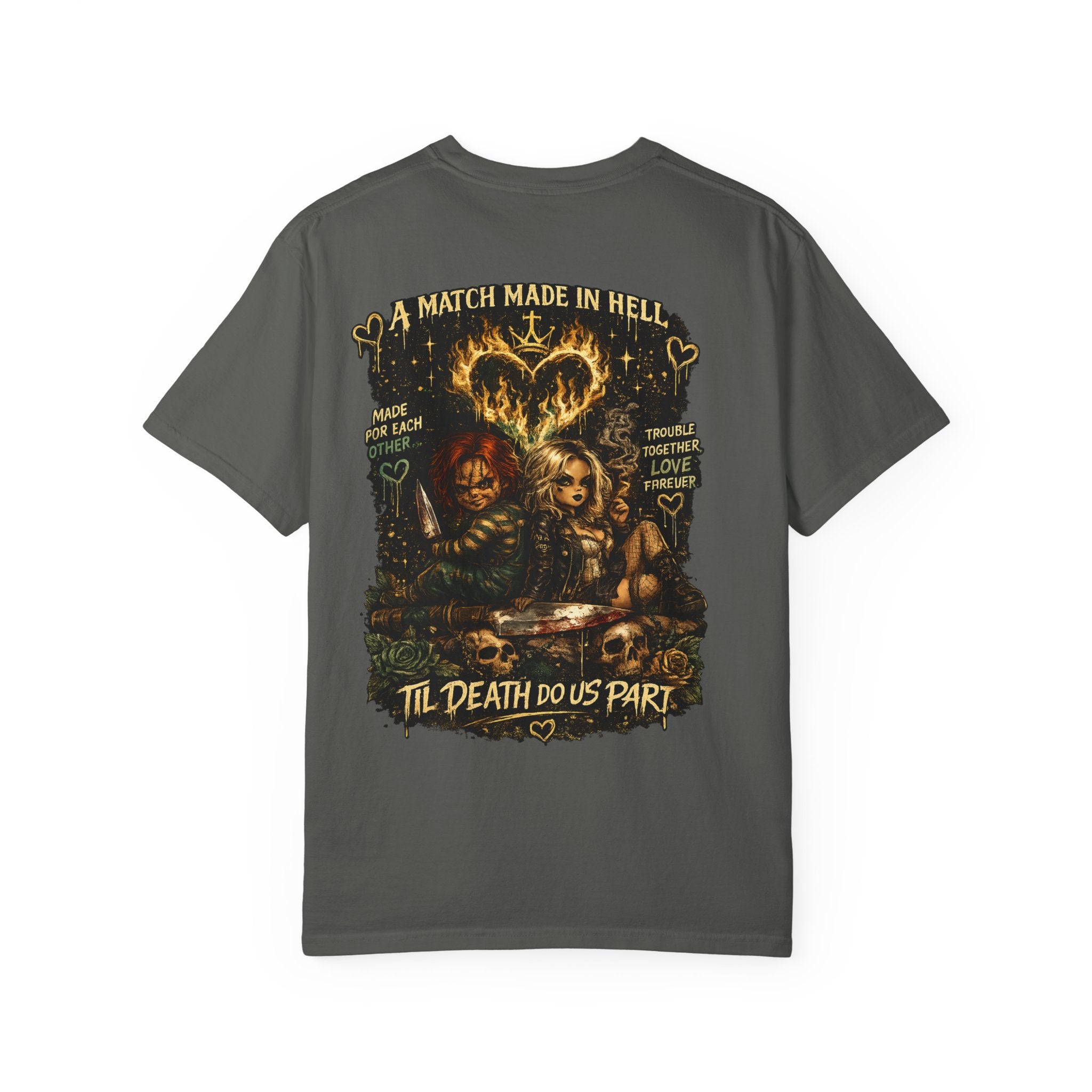 Ann & Ease Camiseta Gráfica "Disfuncional Pero Devota"
