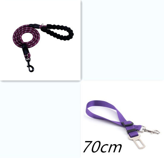 Reflective Dog Leash with Foam Handle — Single & Set Options