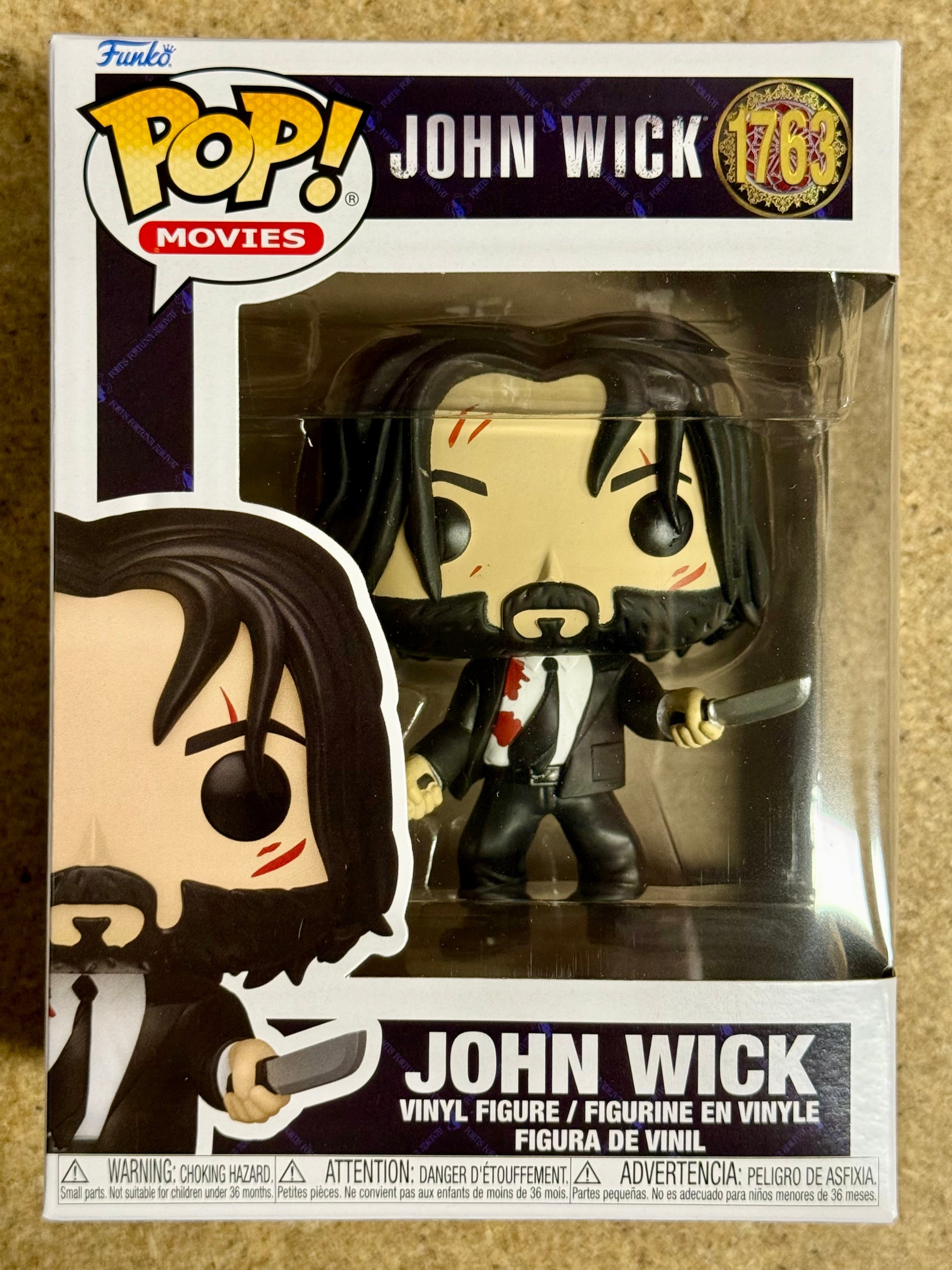 Funko Pop! Movies Bloody John Wick With Knives #1763 Chapter 4 2024