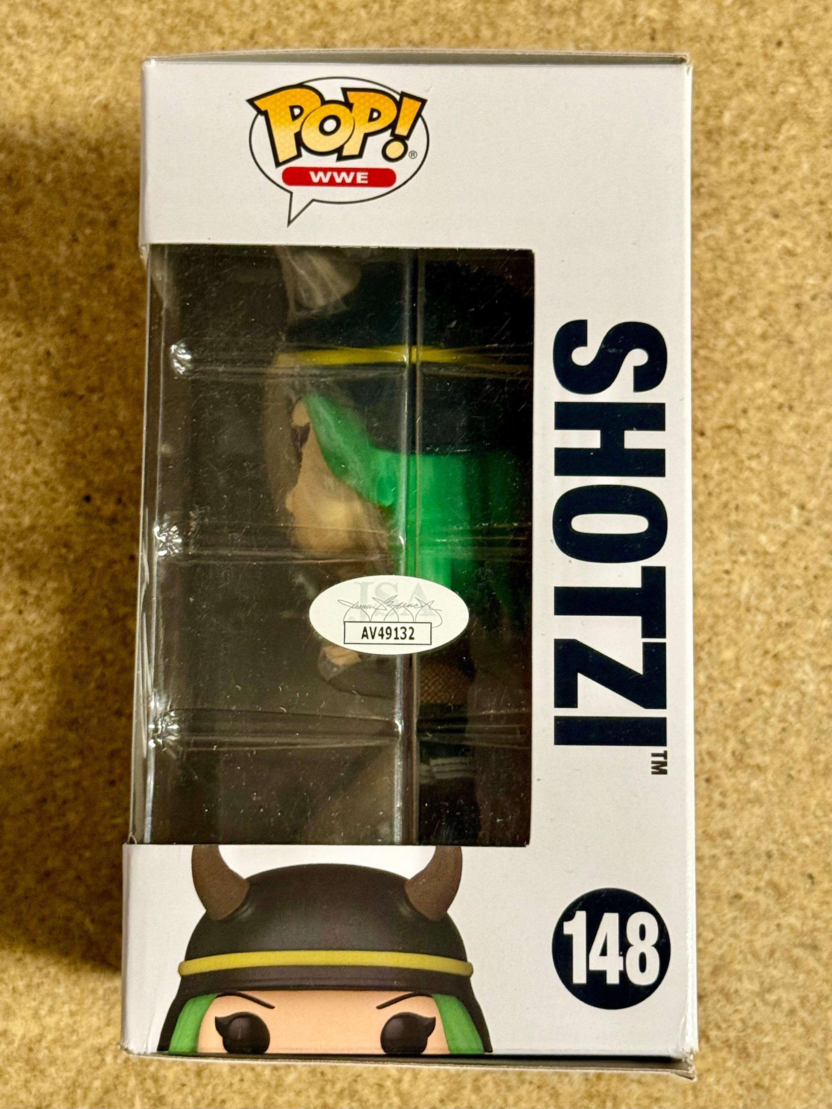 WWE Shotzi (Damage CTRL) Funko Pop! #148 autografiado con COA de JSA