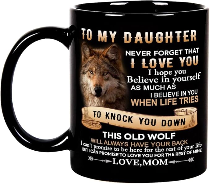 Regalo perfecto de cumpleaños o Navidad – Taza de Mamá a Mi Hija