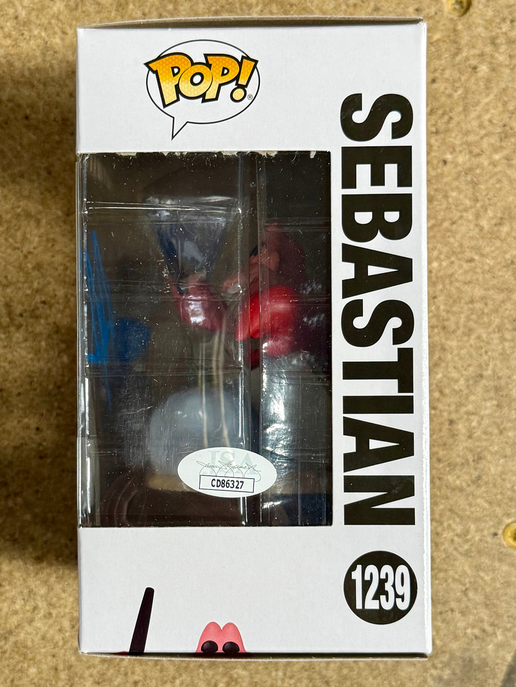 Daveed Diggs Signed Sebastian Th Crab Funko Pop! #1239 Disney The Little Mermaid (2023) With JSA COA