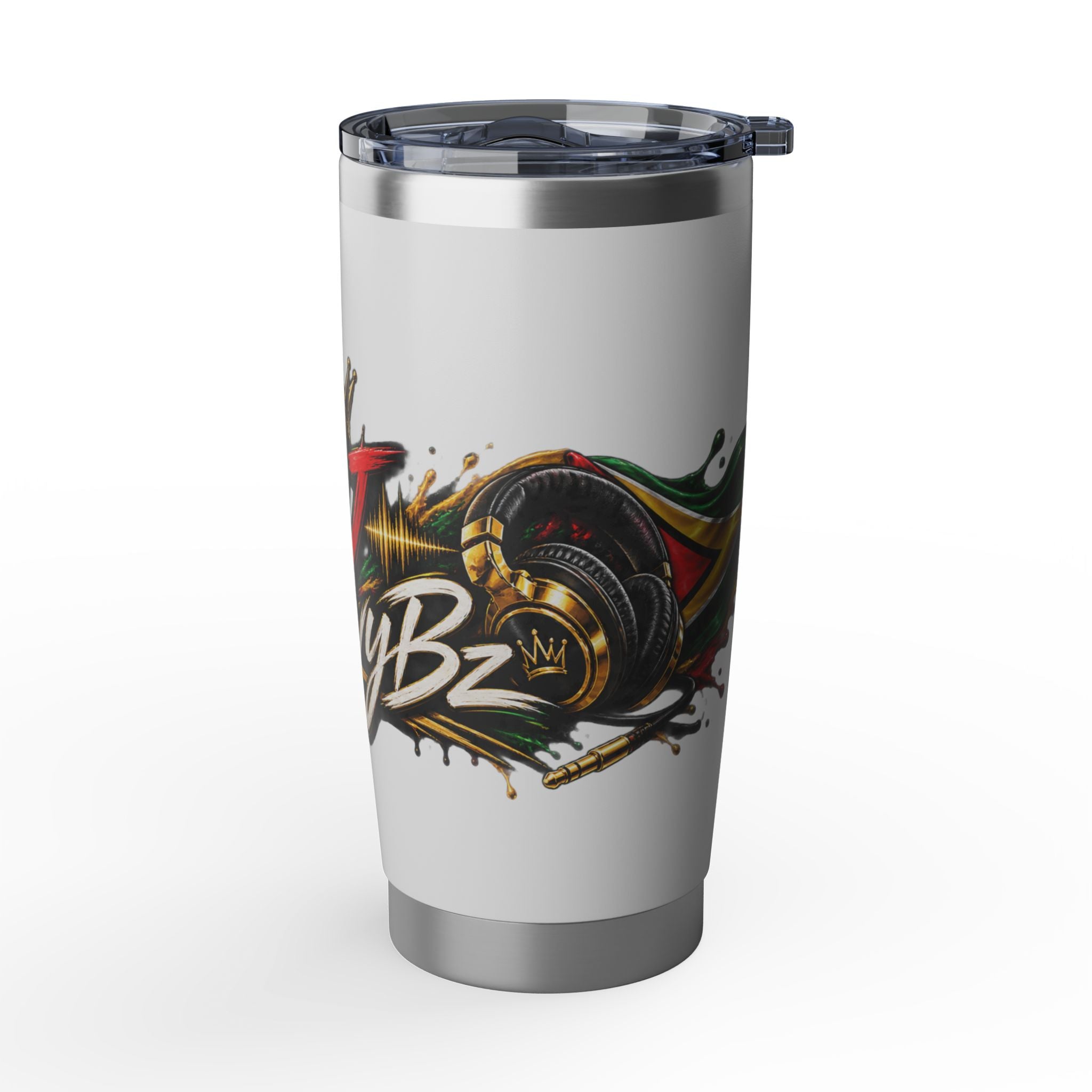 DJ ShakNvyBz Custom 20oz Tumbler | Guyana-Inspired DJ Design