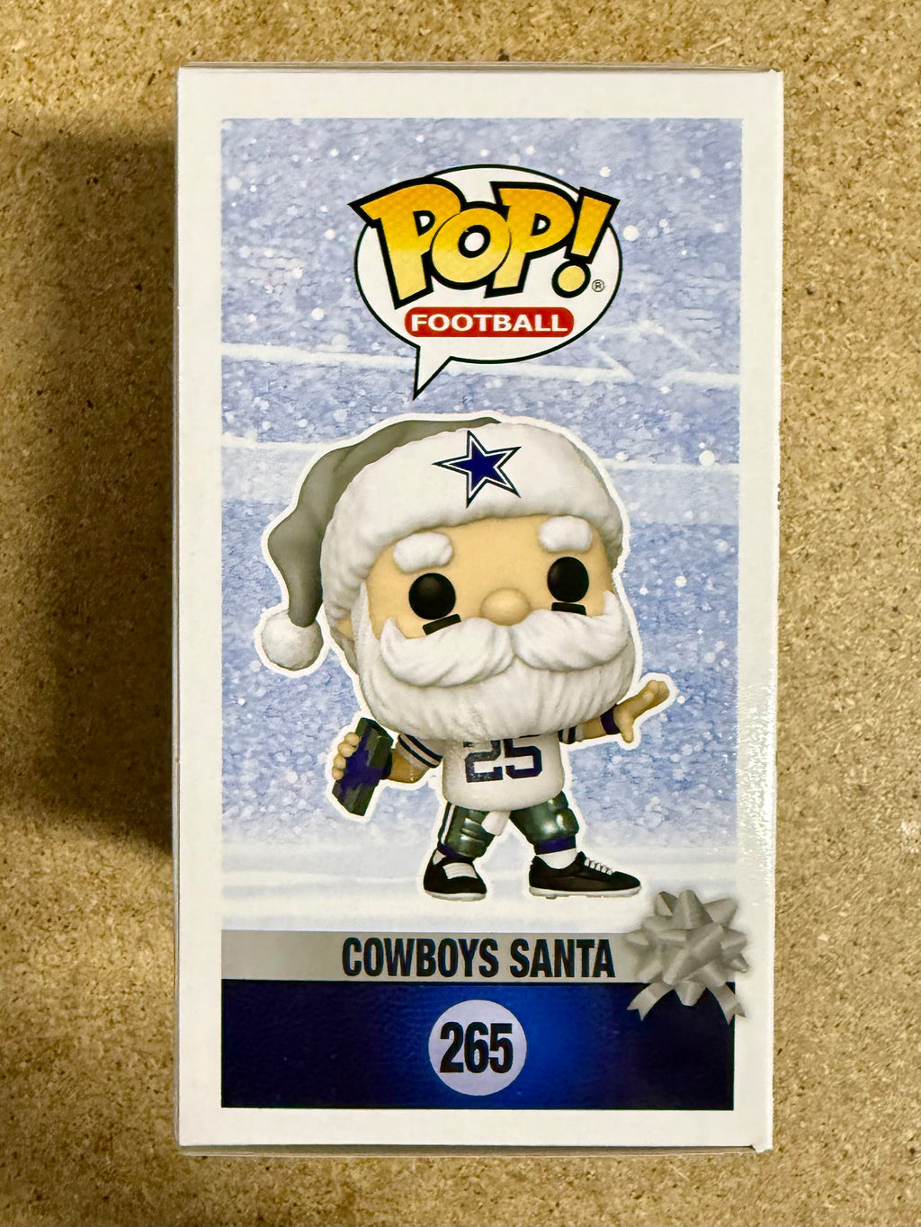 Tony Romo Firmó NFL Santa Dallas Cowboys Exclusivo Funko Pop! #265 JSA COA LEER