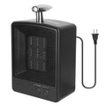 Calentador eléctrico portátil de 1000 W, ventilador personal con protección antivuelco y sobrecalentamiento, temperatura ajustable, temporizador, calentador de cerámica para dormitorio, oficina, escritorio