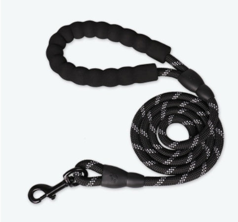 Nylon Reflective Dog Leash — 6 Colors, 9 Size Options