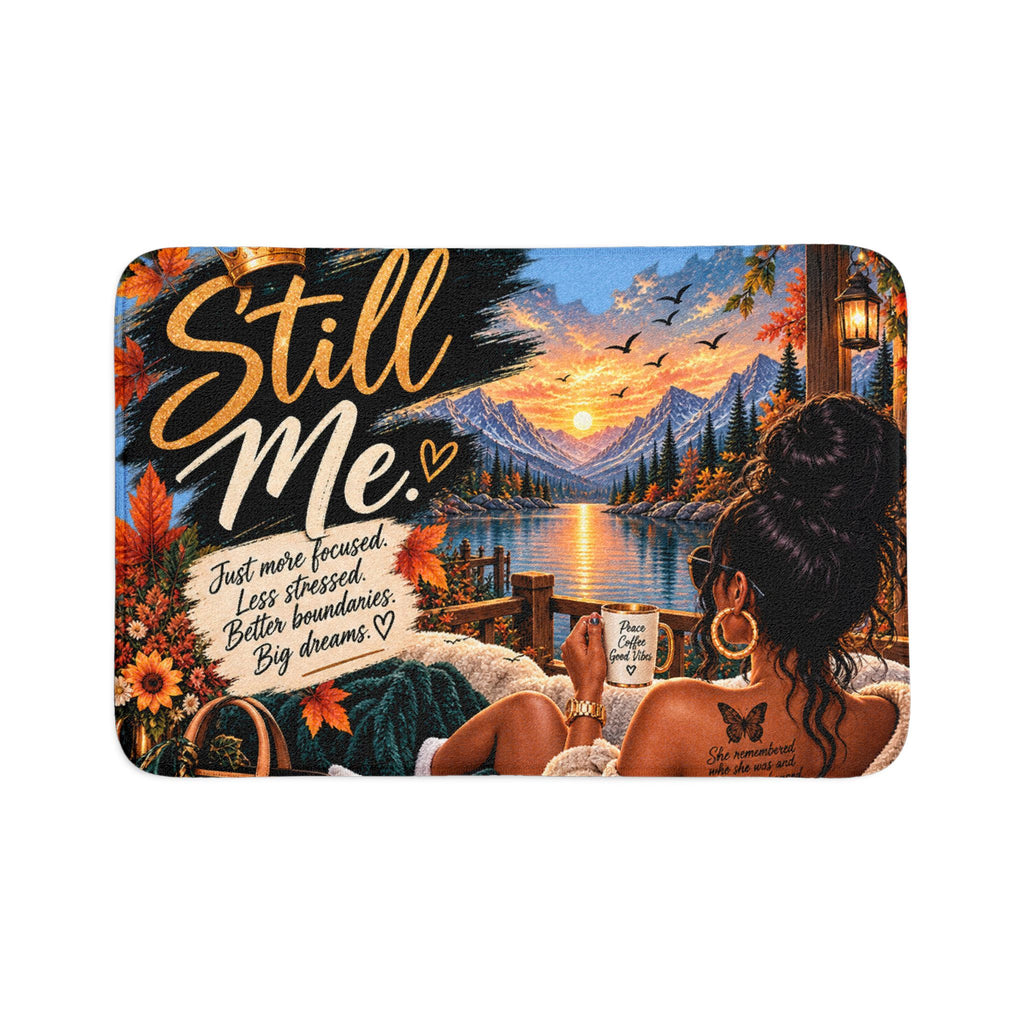 Bath Mat — "Still Me" Scenic Relaxation 3-Piece Bathroom Rug Set