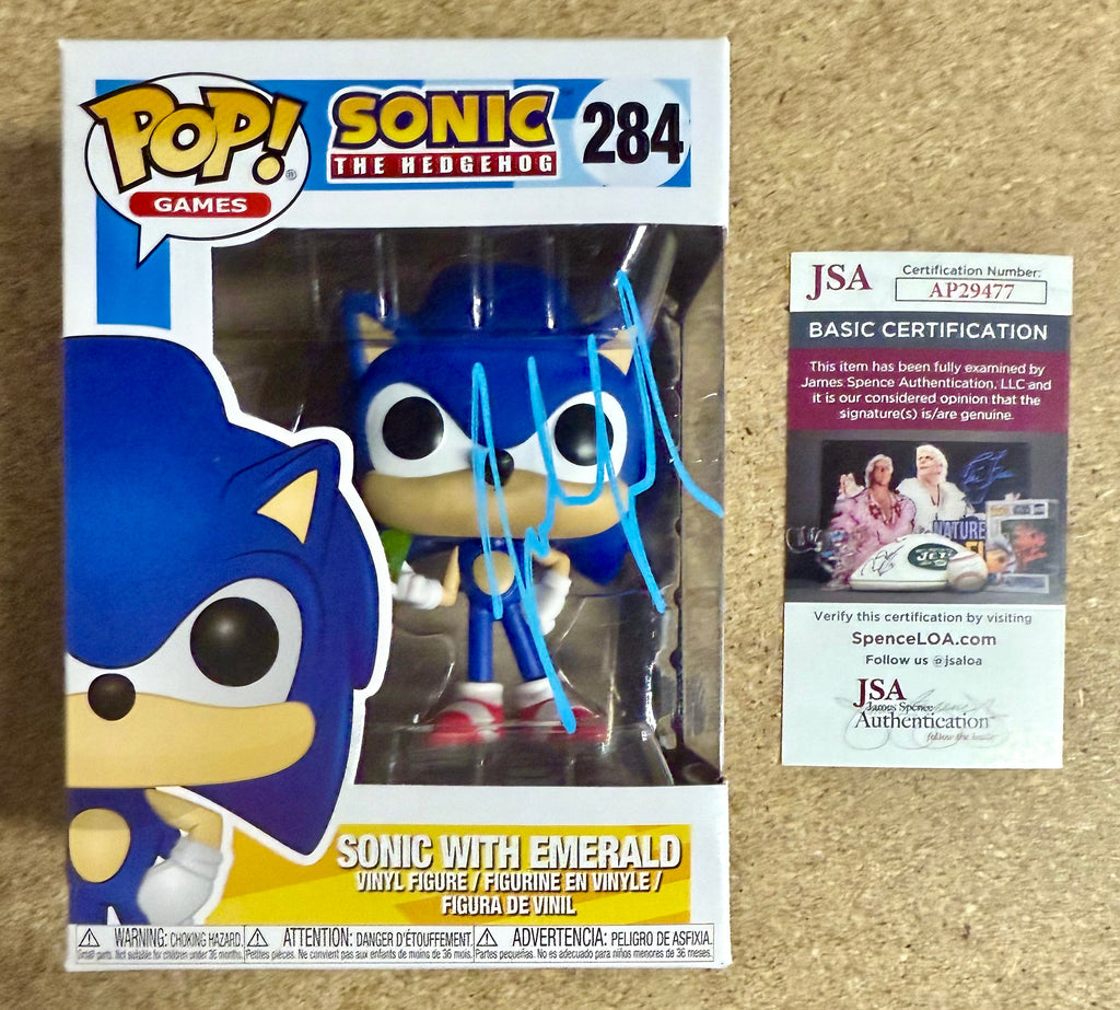 Tahj Mowry Signed Sonic The Hedgehog Funko Pop! #284 With JSA COA