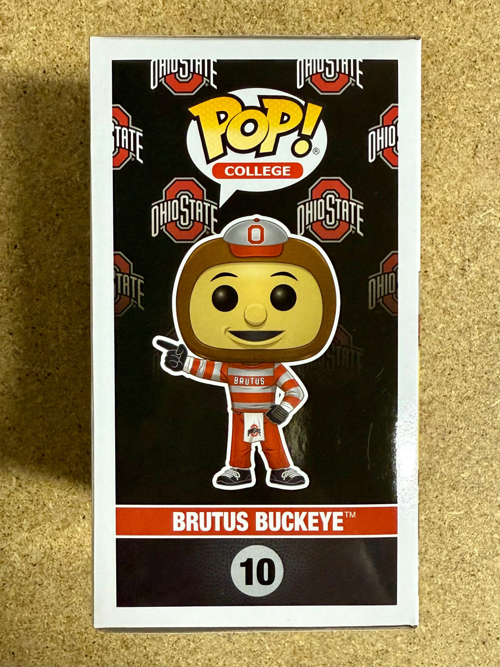 Will Allen firmó Ohio State Buckeye Mascot Funko Pop! #10 con COA de JSA