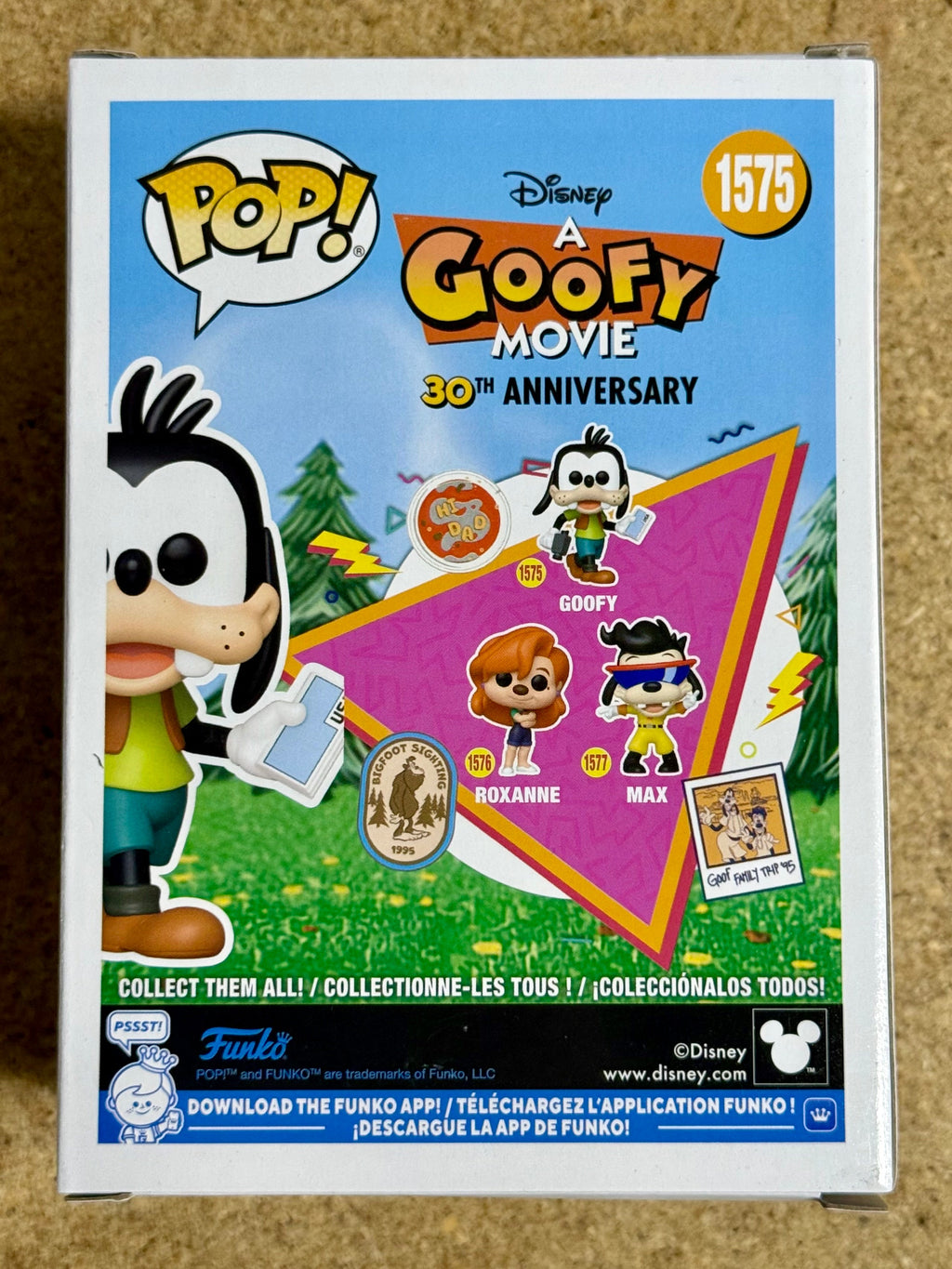 Funko Pop! Disney Goofy With Map #1575 A Goofy Movie 30th Anniversary 2025