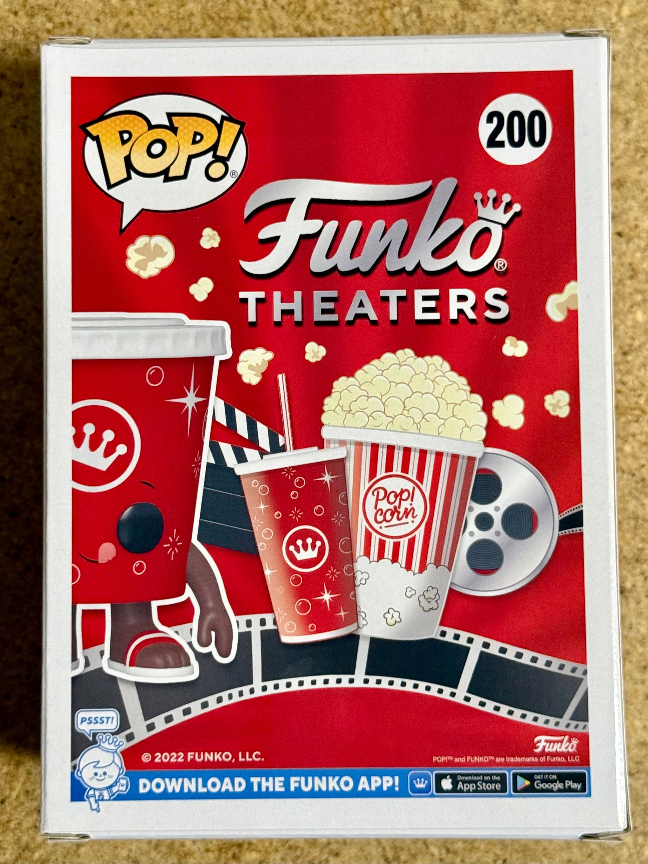 Rosie O’Donnell Vaso de refresco Funko Pop! Movie Theaters #200 autografiado con certificado PSA