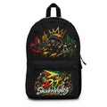 DJ ShaknVybz Reggae DJ Backpack – Colorful Turntable & Crown Music Rasta Design