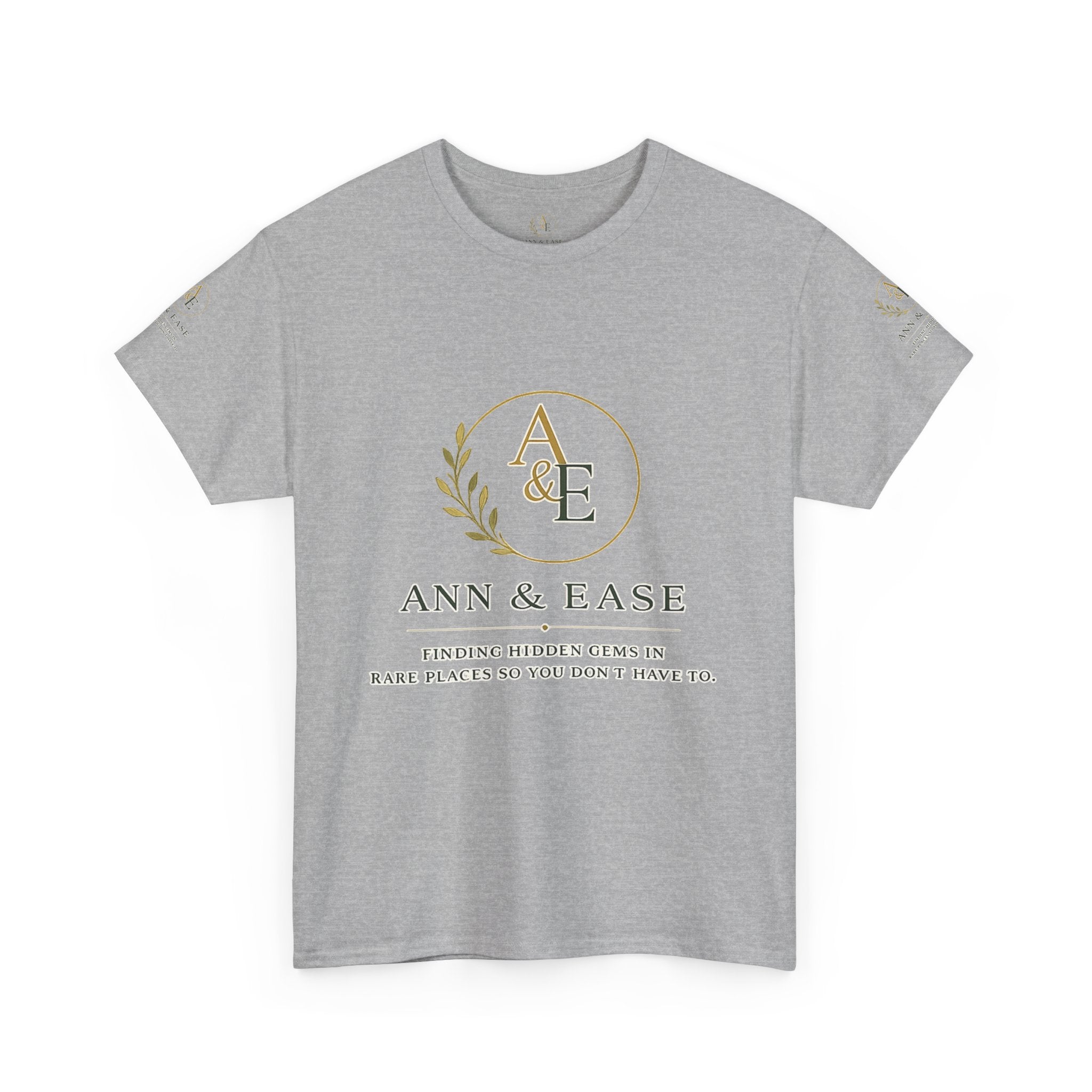 Camiseta con logo Ann & Ease — Algodón personalizable "Imprímelo a tu manera"