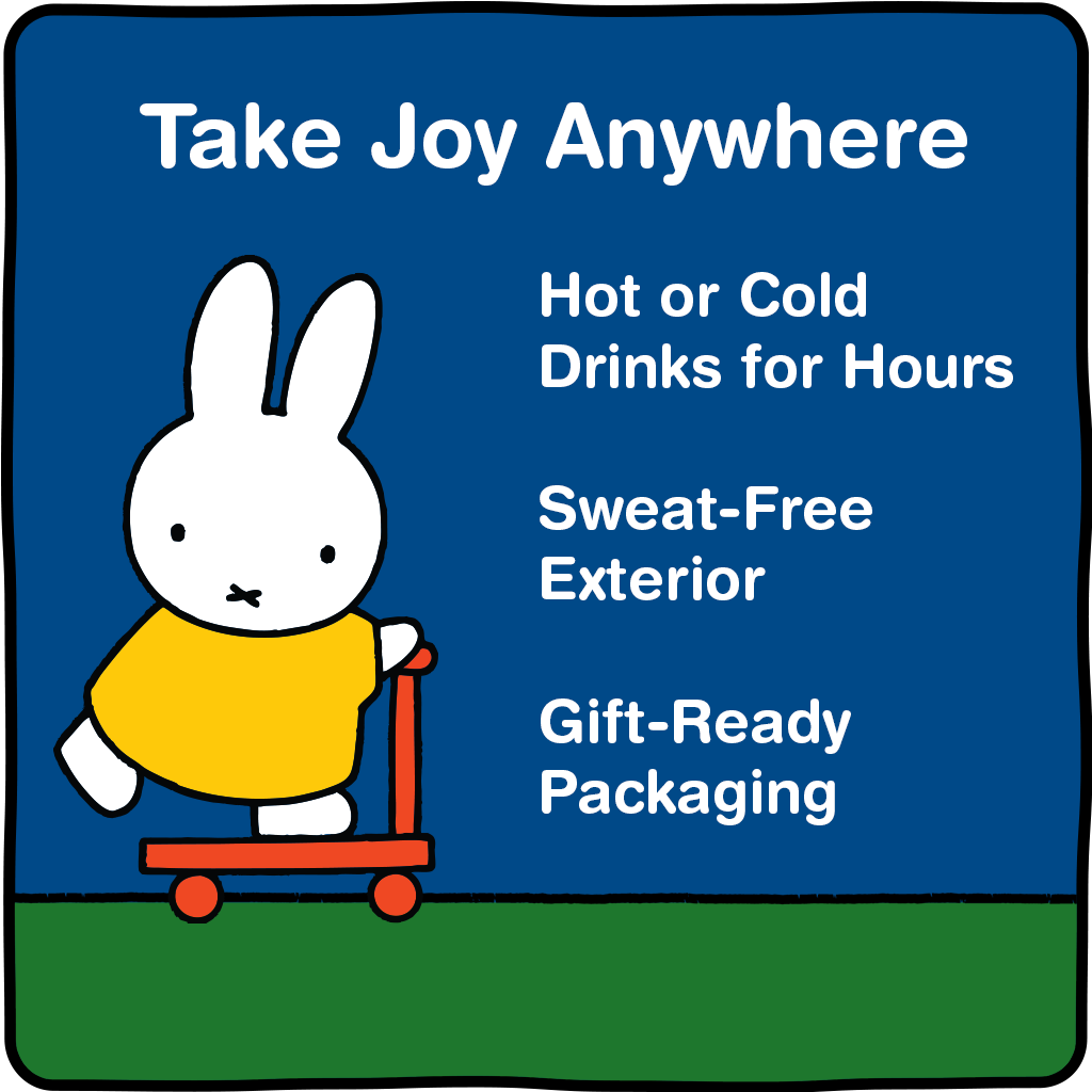 Vaso Miffy de Rayas - 24 oz