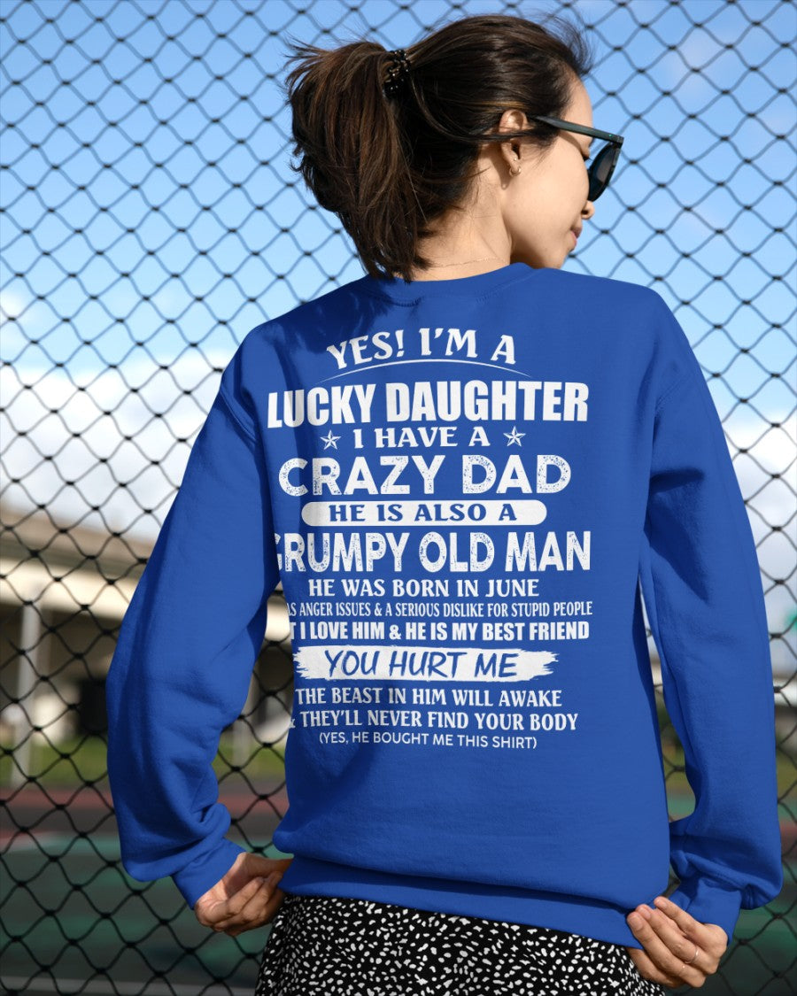 June - Awesome Grumpy Old Dad - Special gift for your daughter From Dad - NGHL06 (SKU10-50-06)