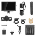 Night Vision Scope Digital Camera Infrared Rifle Scope 850nm Hunting Scope System w/ IR Torch System 5” Monitor