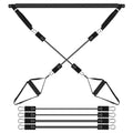 Kit de barra de Pilates con bandas de resistencia de 180 libras, barra tonificadora de yoga Pilates multifuncional, juego de equipos de ejercicio de cuerpo completo para principiantes, intermedios y profesionales