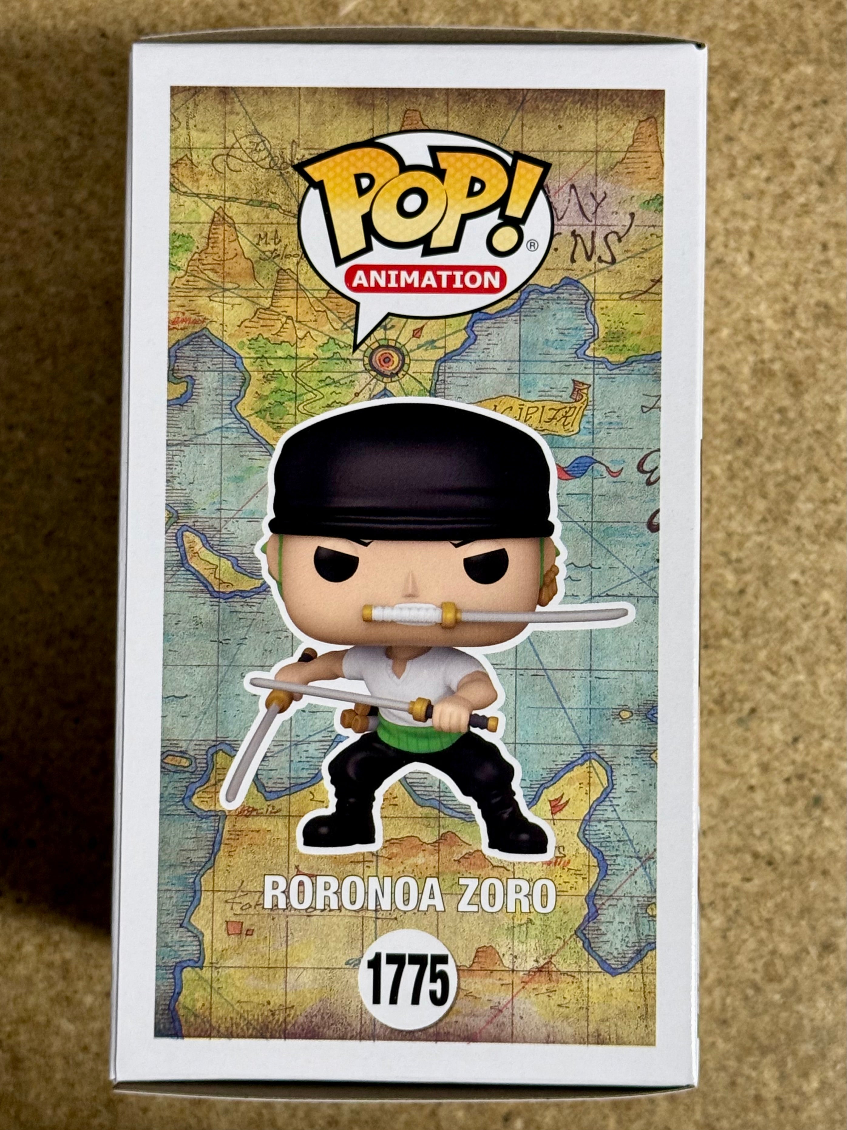 Funko Pop! Animación Persecución Roronoa Zoro con Bandana Negra #1775 One Piece 2024