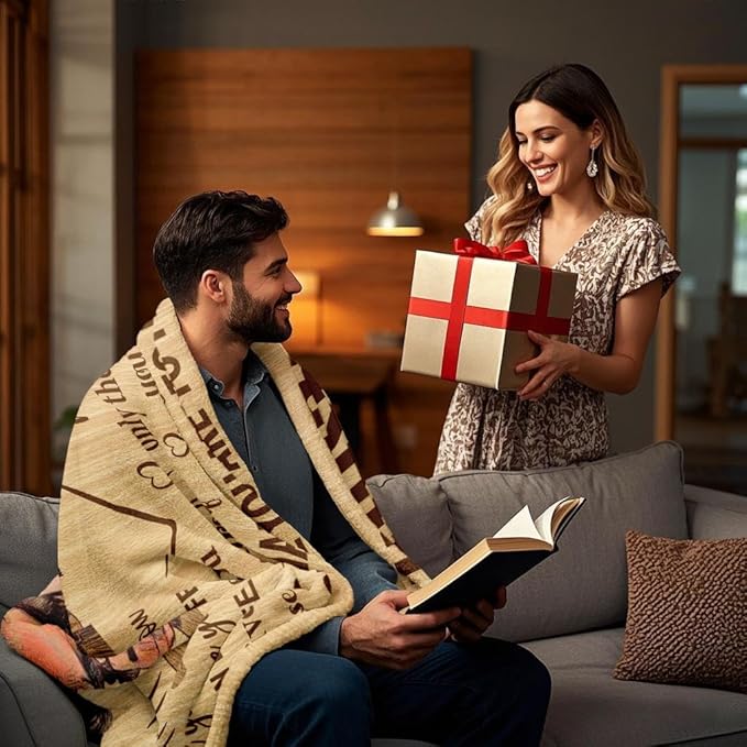 Manta de regalo especial para tu marido - De tu esposa