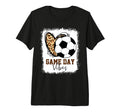 Bleached Soccer Game Day Vibes Soccer T-Shirt - Novelty Apparel Men Women