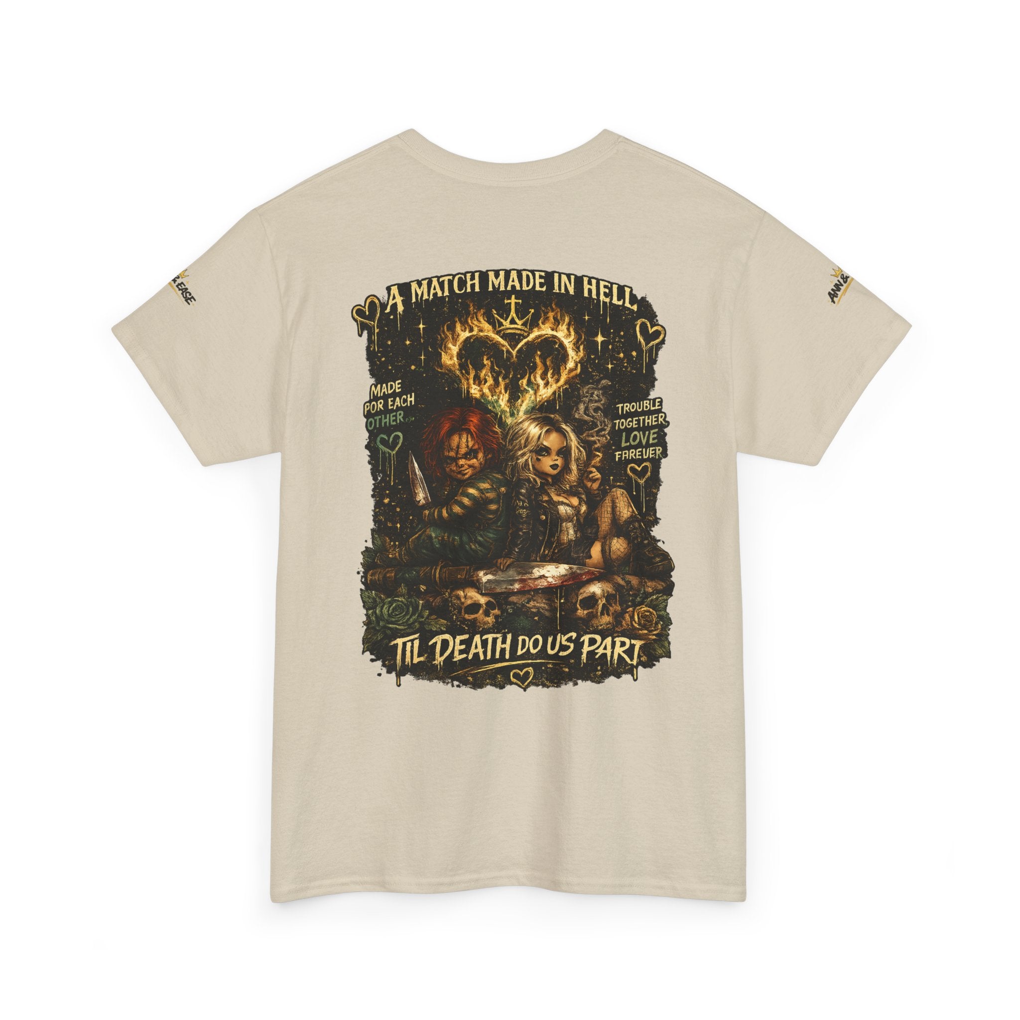 Camiseta gráfica "Disfuncional pero devota" de Ann & Ease