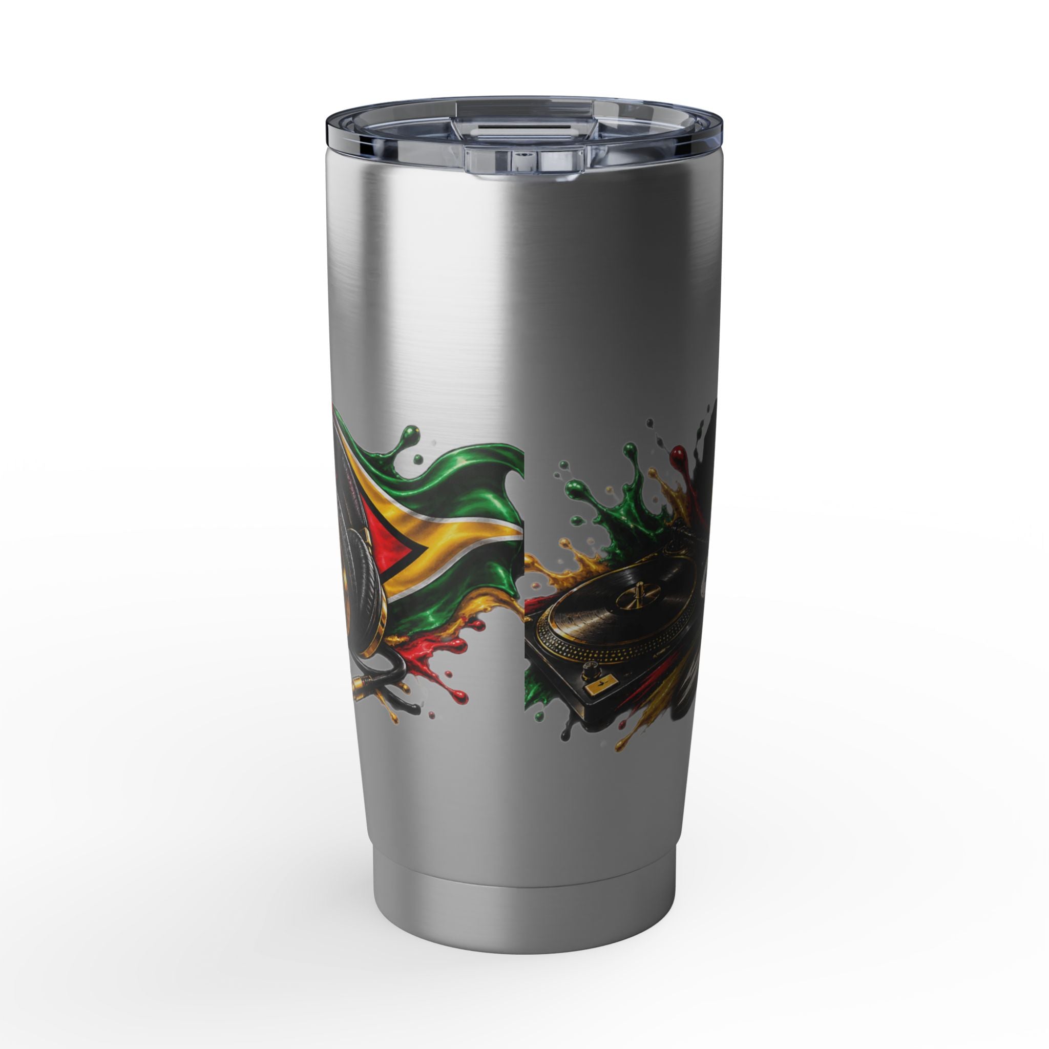 DJ ShakNvyBz Custom 20oz Tumbler | Guyana-Inspired DJ Design