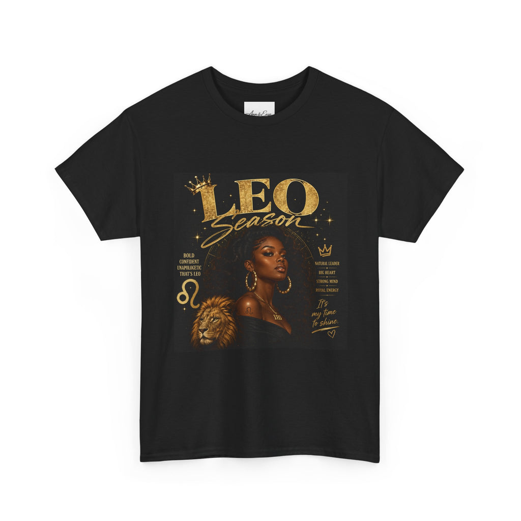 Leo Queen T-Shirt – "Leo Season" Bold Zodiac Tee for Women