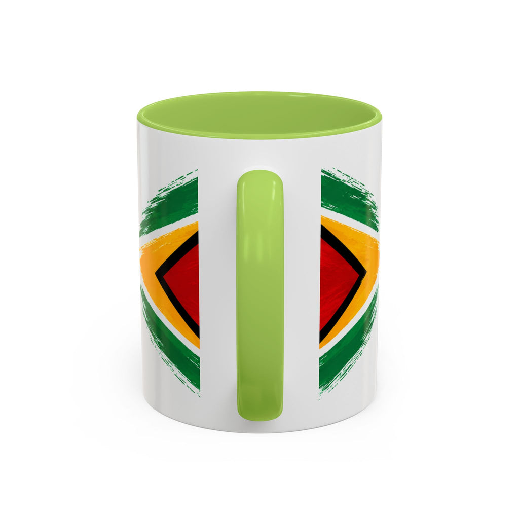 Proud Basketball Mom Accent Coffee Mug – Colorful Heart & Basketball Design (11/15oz)