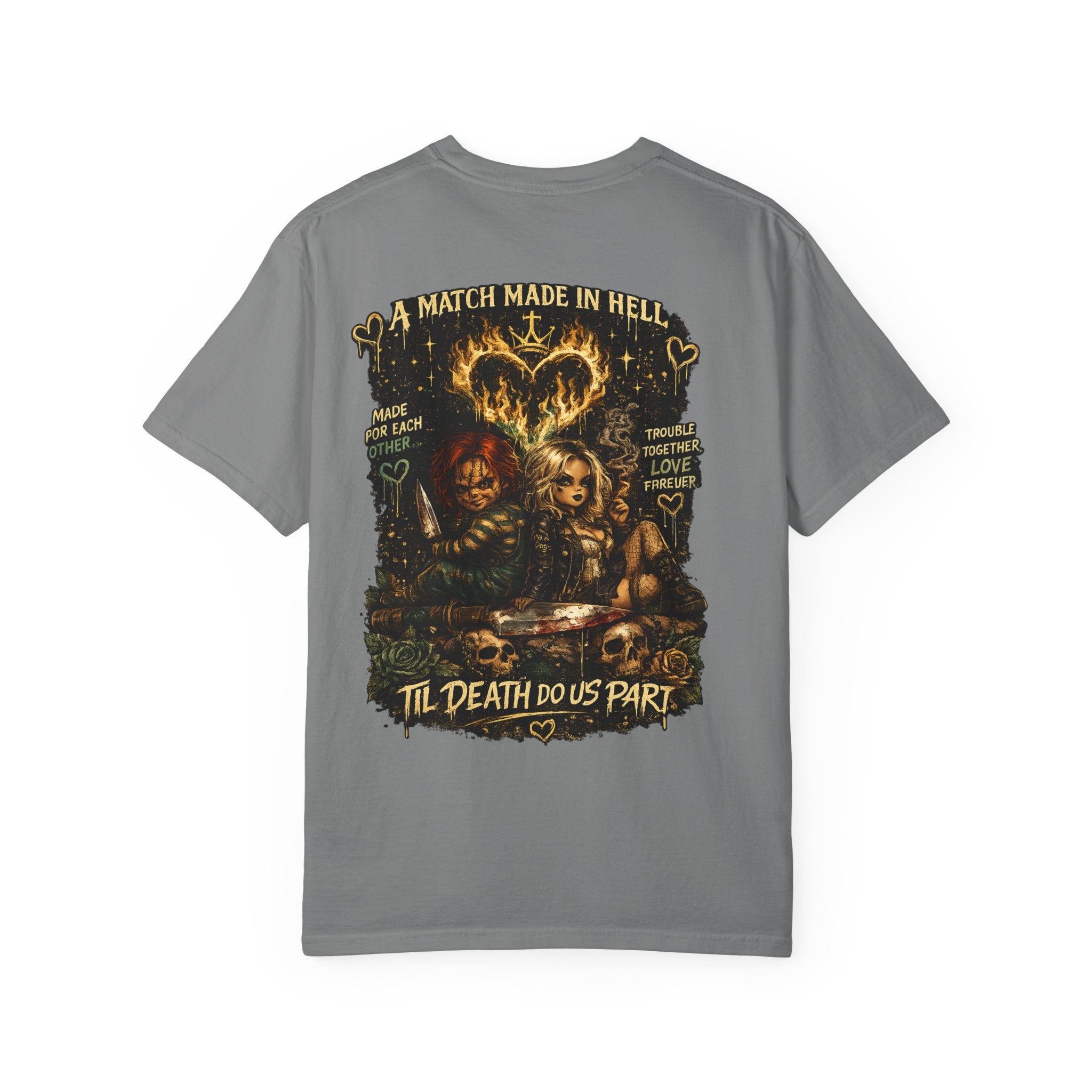 Ann & Ease Camiseta Gráfica "Disfuncional Pero Devota"