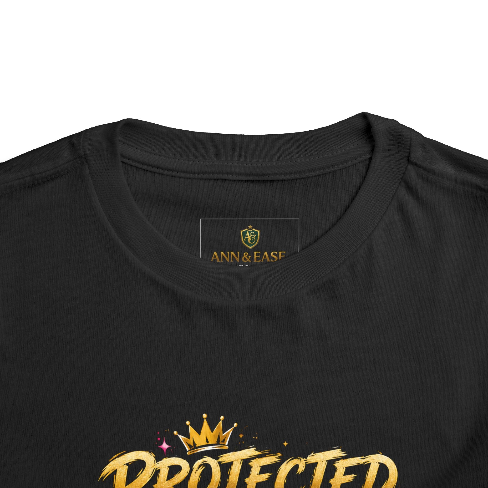 Toddler Tee — "Protected by My Daddy" Daddy’s Girl Graphic Shirt